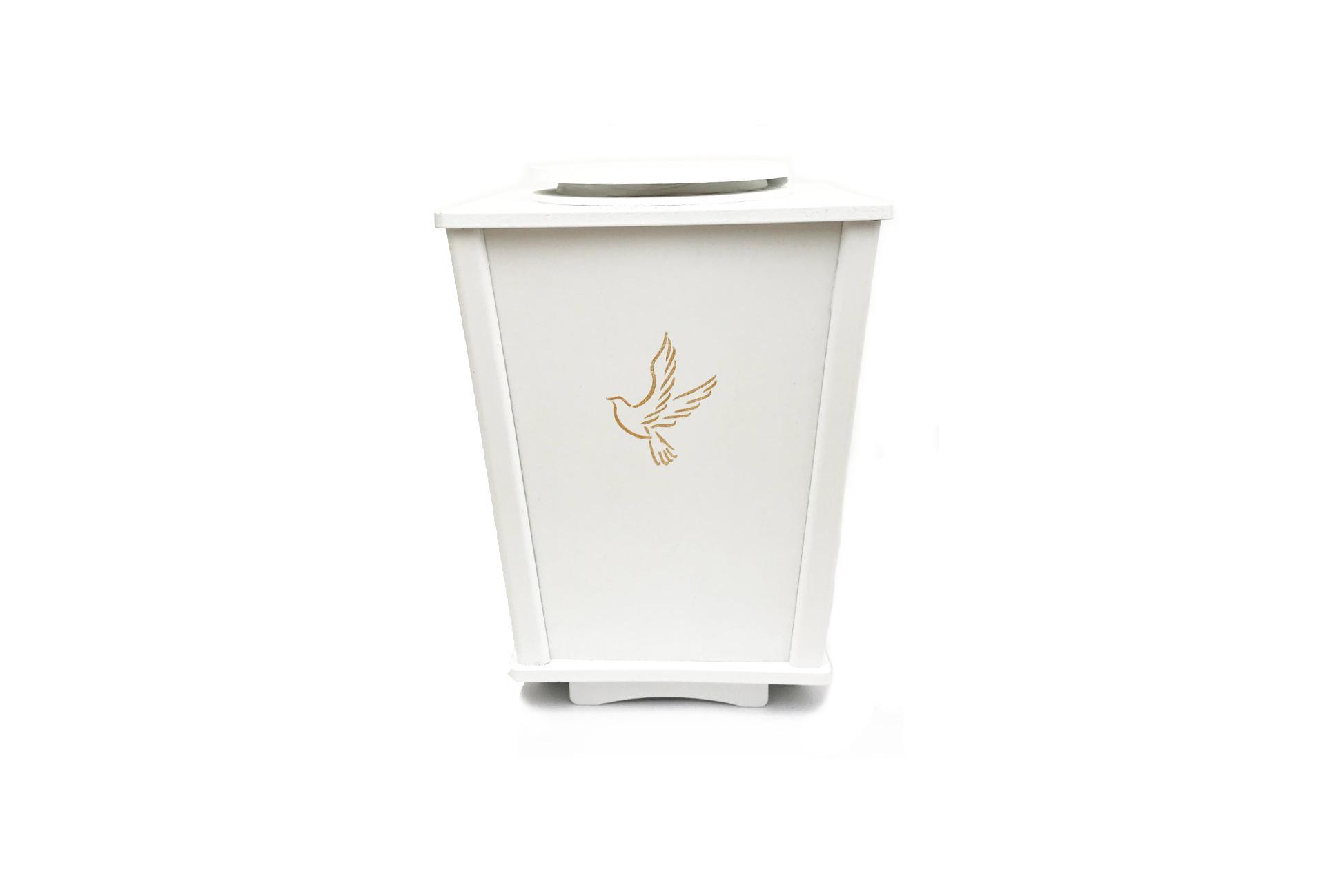Valge linnuga urn