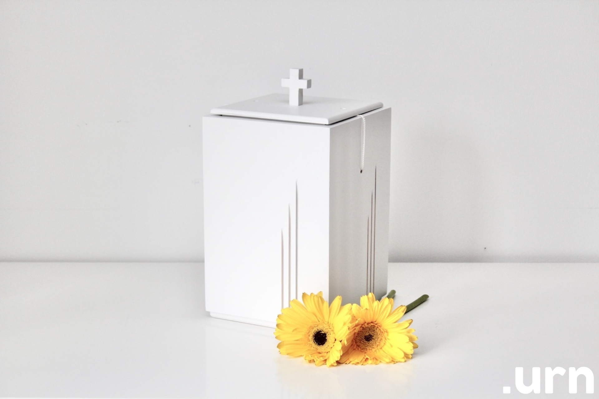 Männipuidust Ristiga Valge Urn 0019