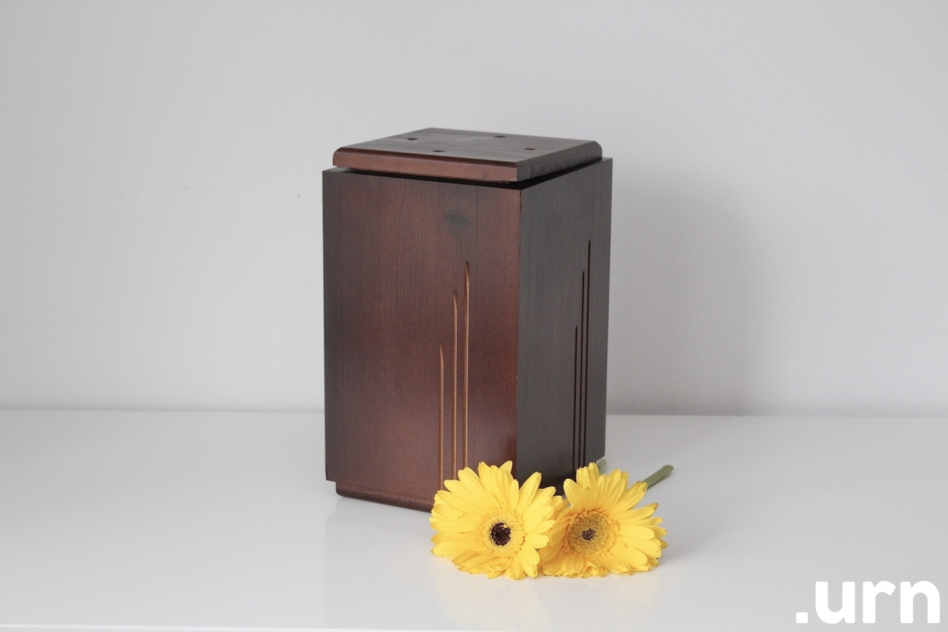 Pruun Männipuidust Urn 0021